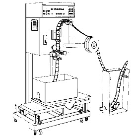 圖2 自動疊袋機(jī)應(yīng)用示意圖